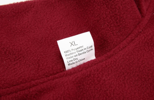 Polar fleece clothing wear vest on both sides