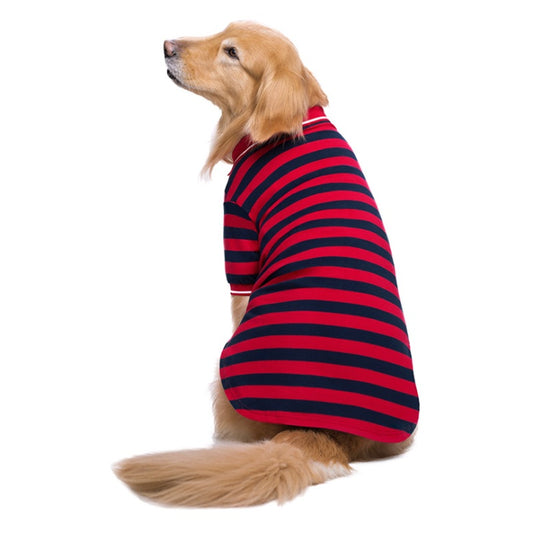 Pet clothes polo shirt two legged clothes