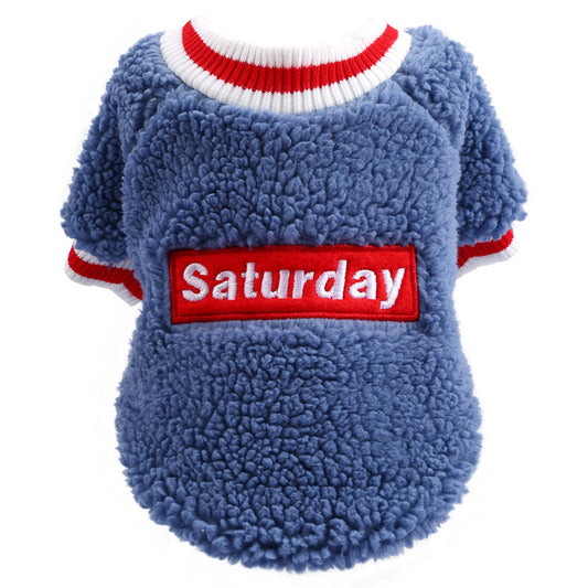 Lamb cashmere crew neck two-legged clothing